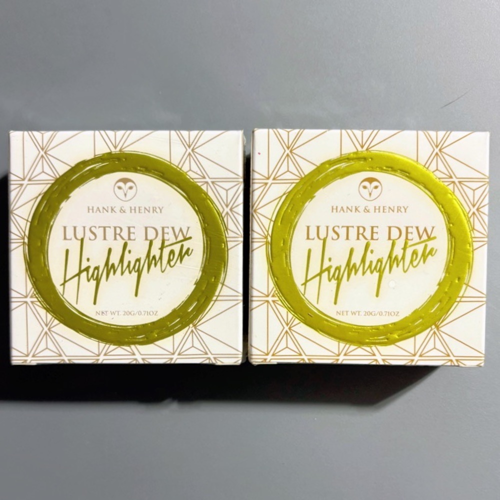 Hank & Henry Beauty Face Body Powder Highlighter Makeup CLEOPATRA 2pc Set NEW